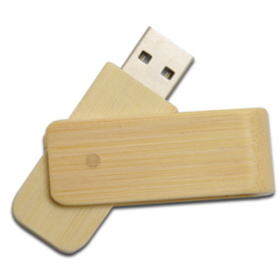 Bamboo Swivel USB